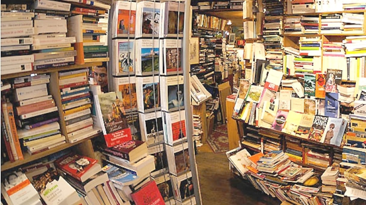 La librairie DSM boulevard Mohammed V à Casablanca. 
