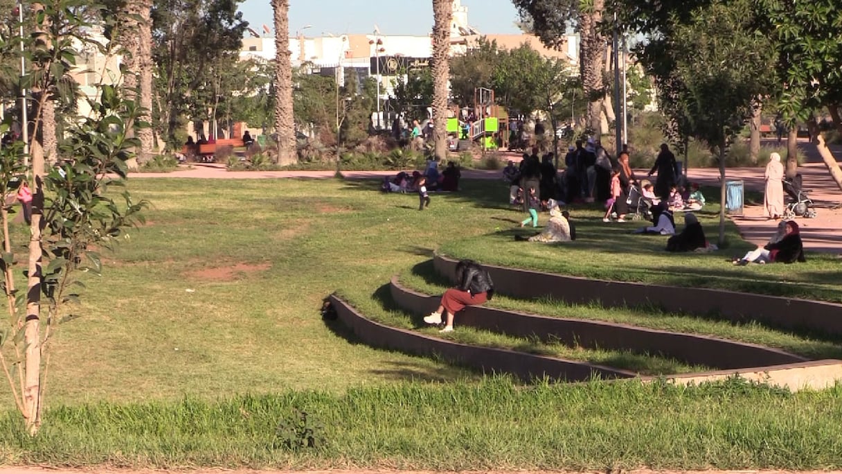 Le jardin Abderrahman El Youssoufi d'Agadir. 
