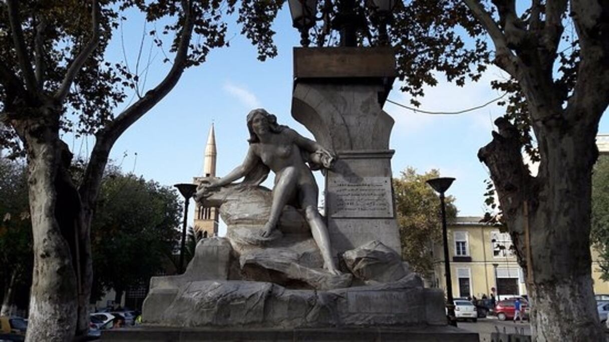 La statue d’Ain el Fouara à Sétif, en Algérie.
