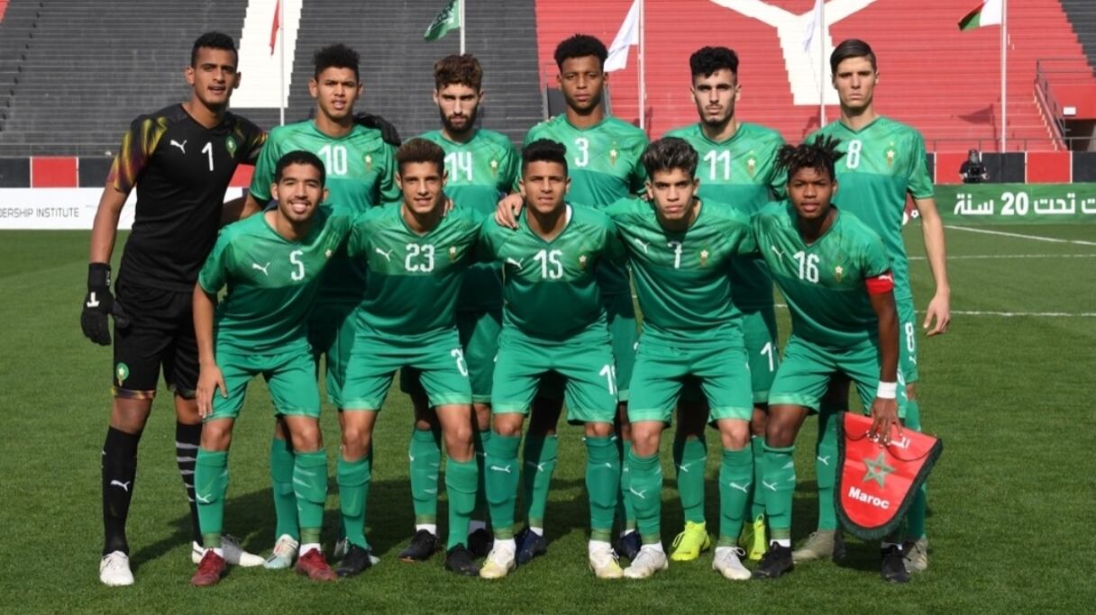 Les Lionceaux de l'Atlas U20.
