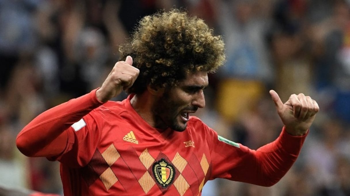 Marouane Fellaini, buteur contre le Japon
