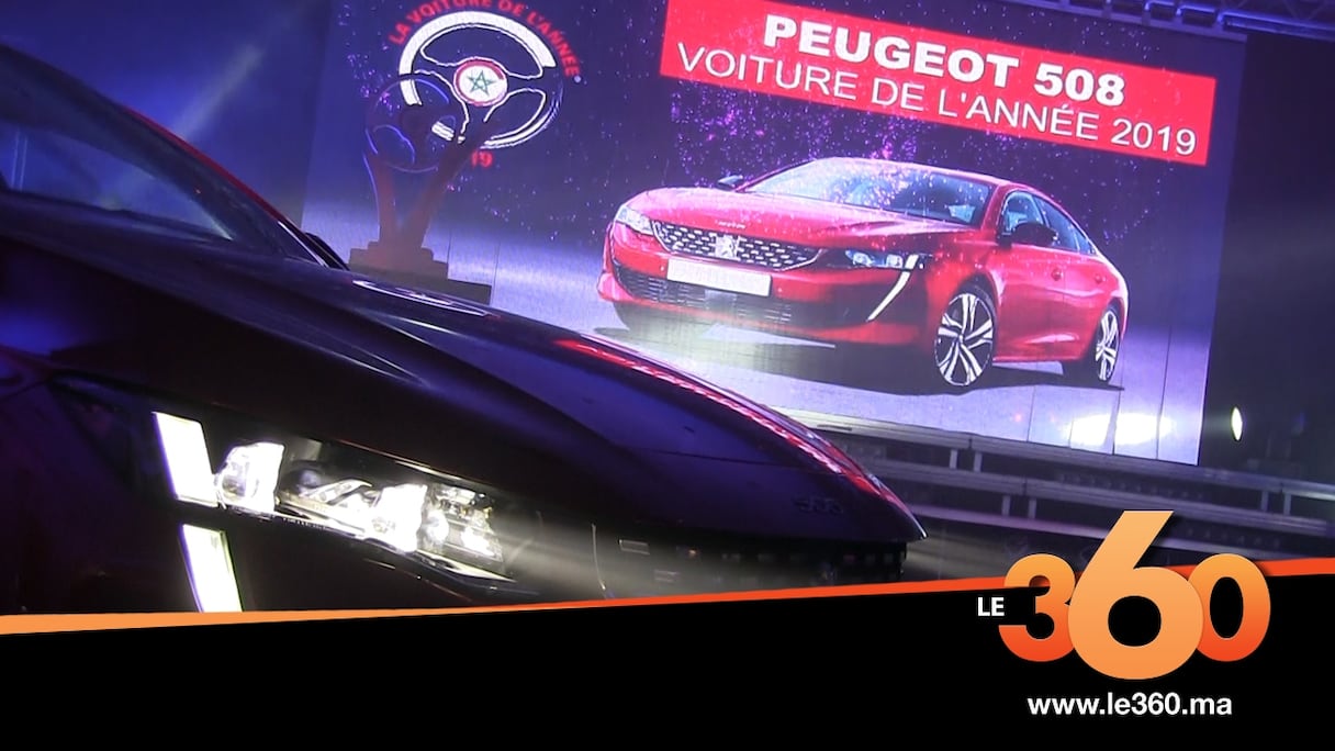 La peugeot 508 sacrée voiture de l’année 2019 par les Trophées de l’automobile.
