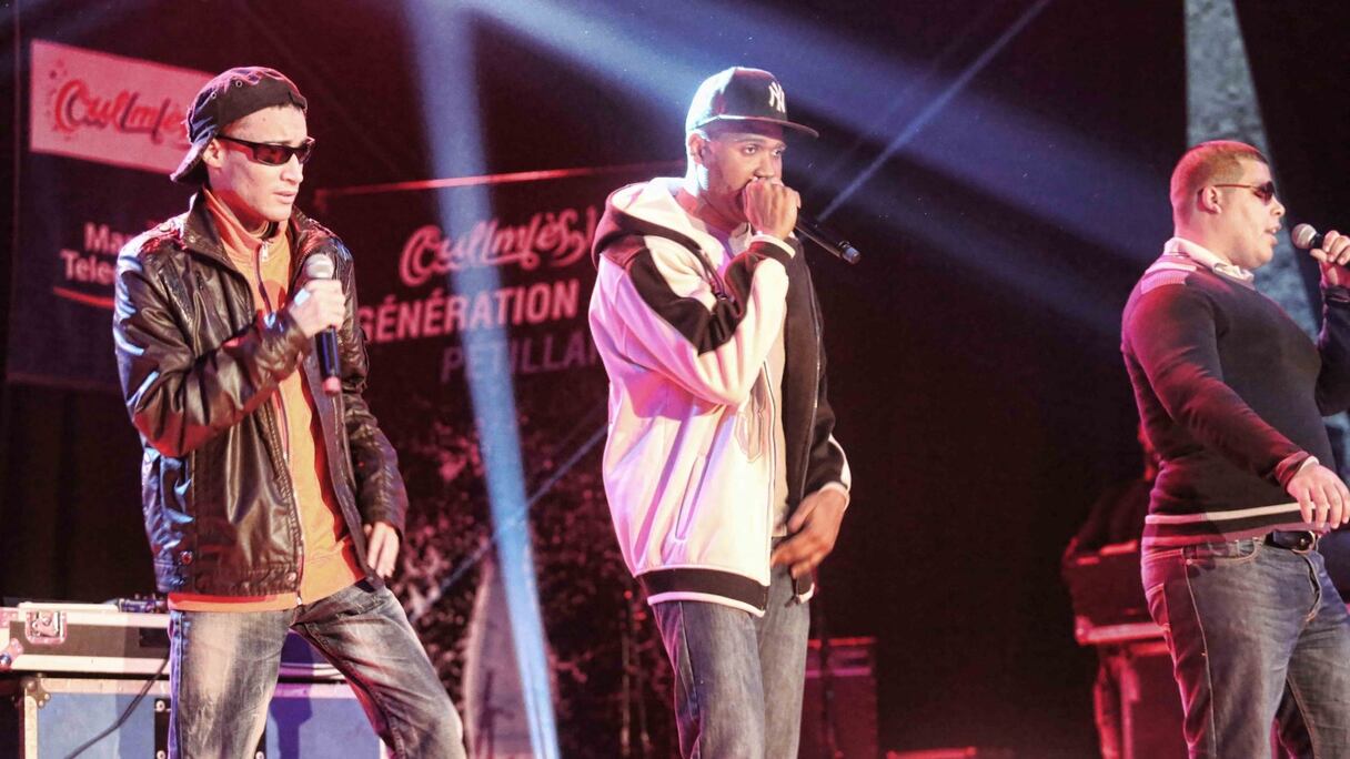 Les Blind Boys, groupe de rap qui a la particiularité de contenir deux artistes mal-voyants.