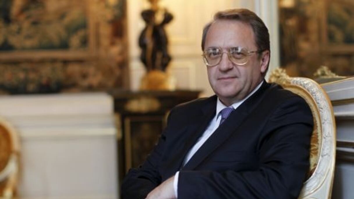 Mikhaïl Bogdanov, vice-ministre russe des Affaires étrangères et Représentant spécial du Président de la Fédération de Russie pour le Moyen-Orient et l’Afrique.
