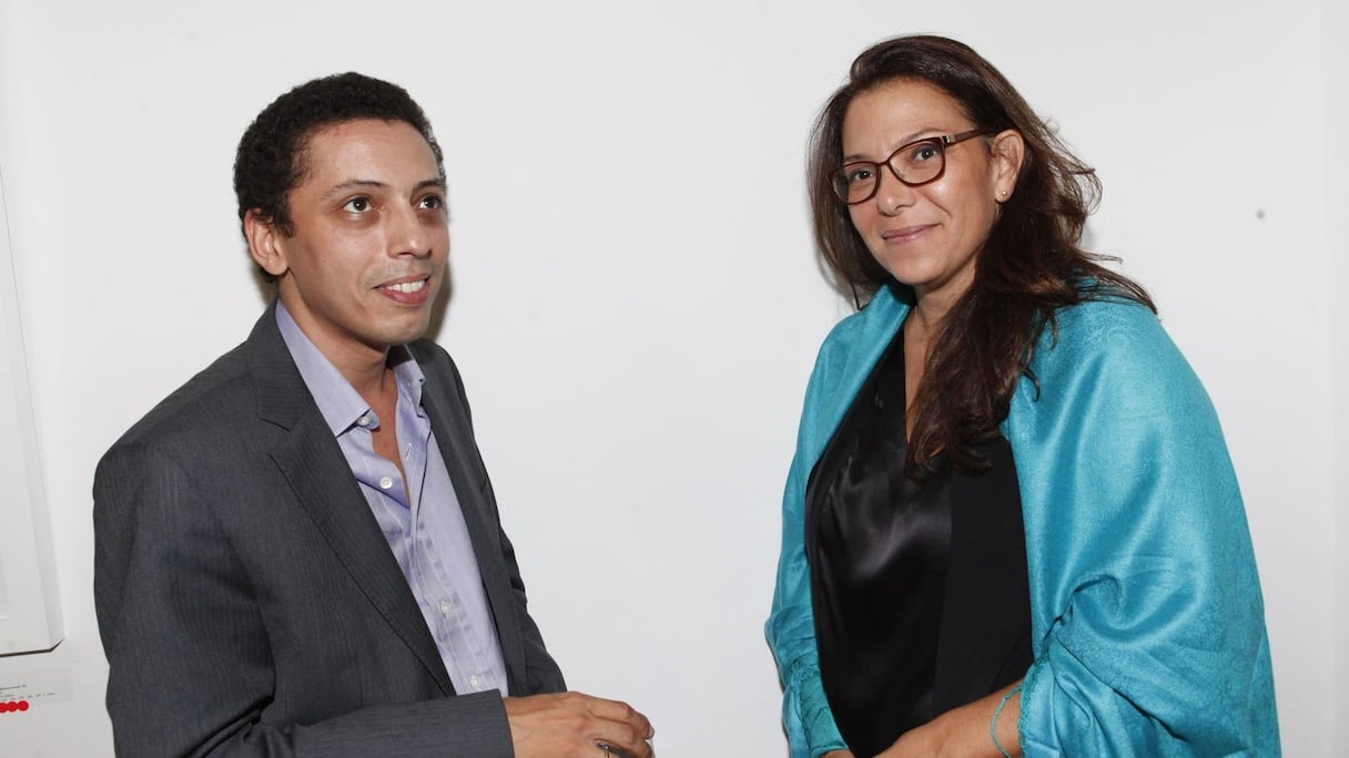 Maître Youssef Chehbi et Neila Tazi ont traversé avec bonheur l'univers de l'artiste. 
