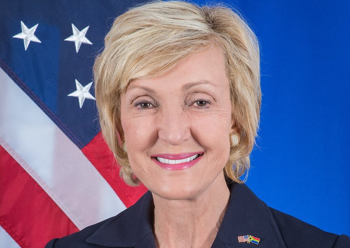 Lana Marks, ambassadrice des Etats-Unis en Afrique du Sud.
