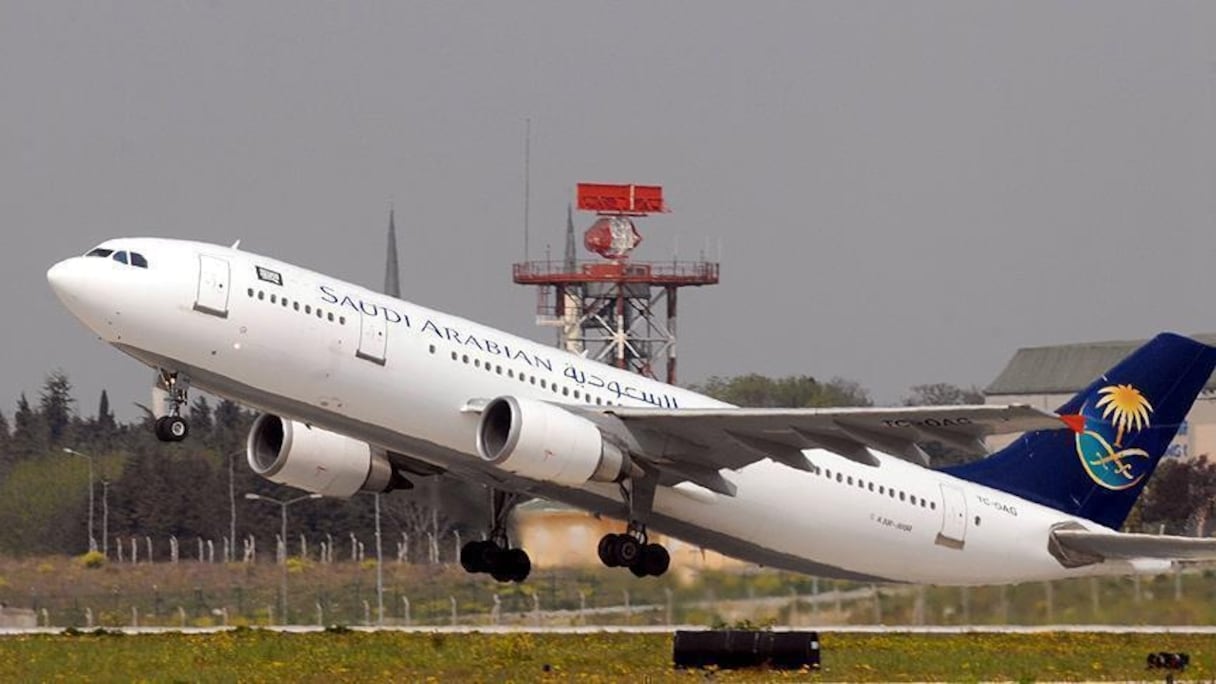 Un avion saoudien.
