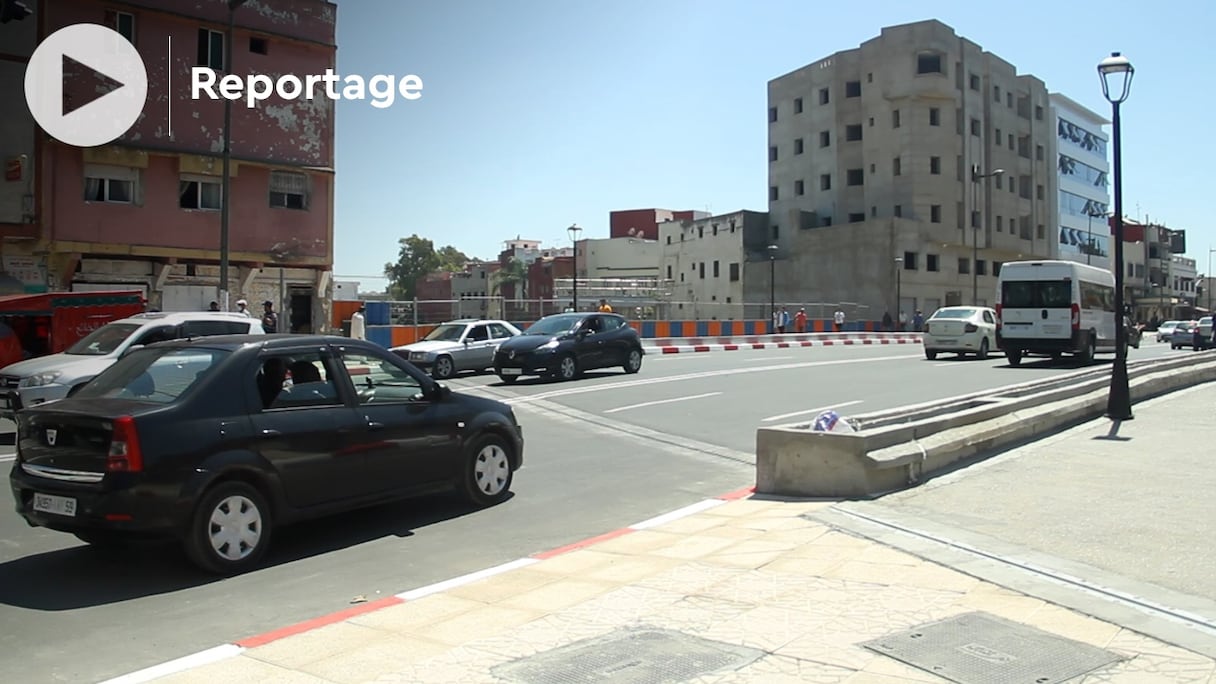 Le pont Mohammed V réaménagé, enfin ouvert à Kénitra.
