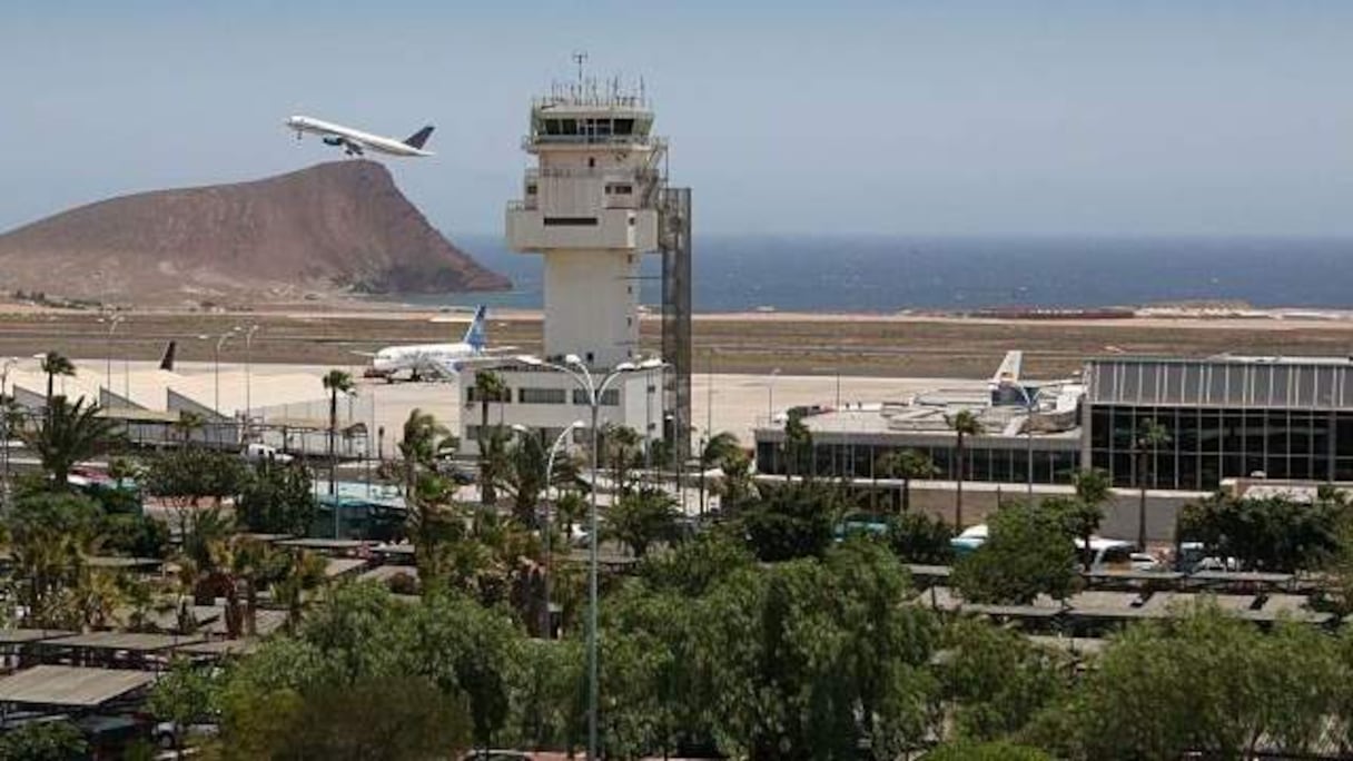 Aéroport de Ténérife Sud à Tenerife.
