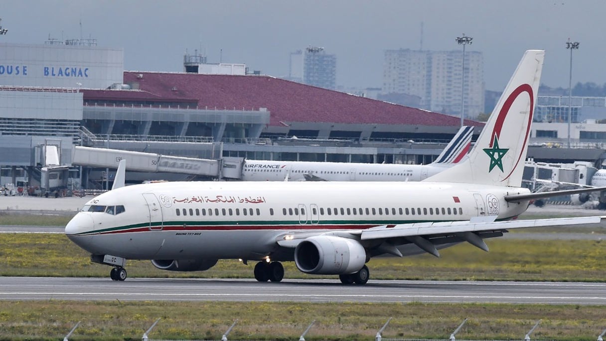 Un avion de Royal Air Maroc.
