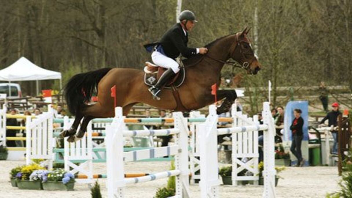 Le cavalier marocain Abdeslam Bennani Smires.
