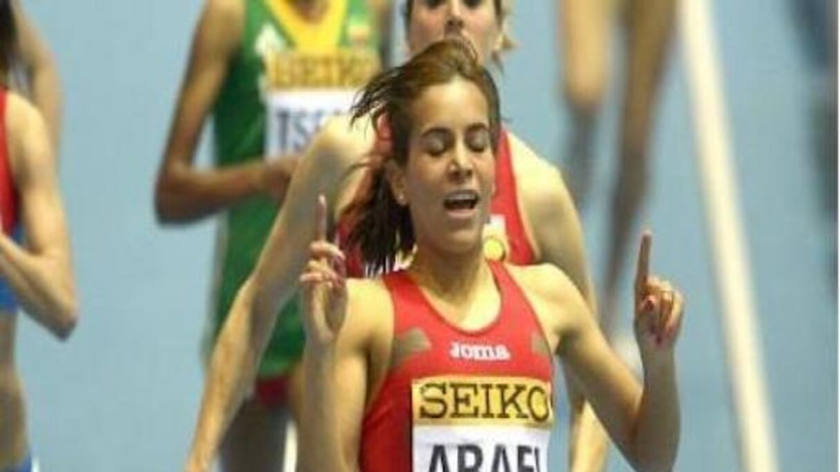 Rabab Arafi a fini 9ème du 1500m. 
