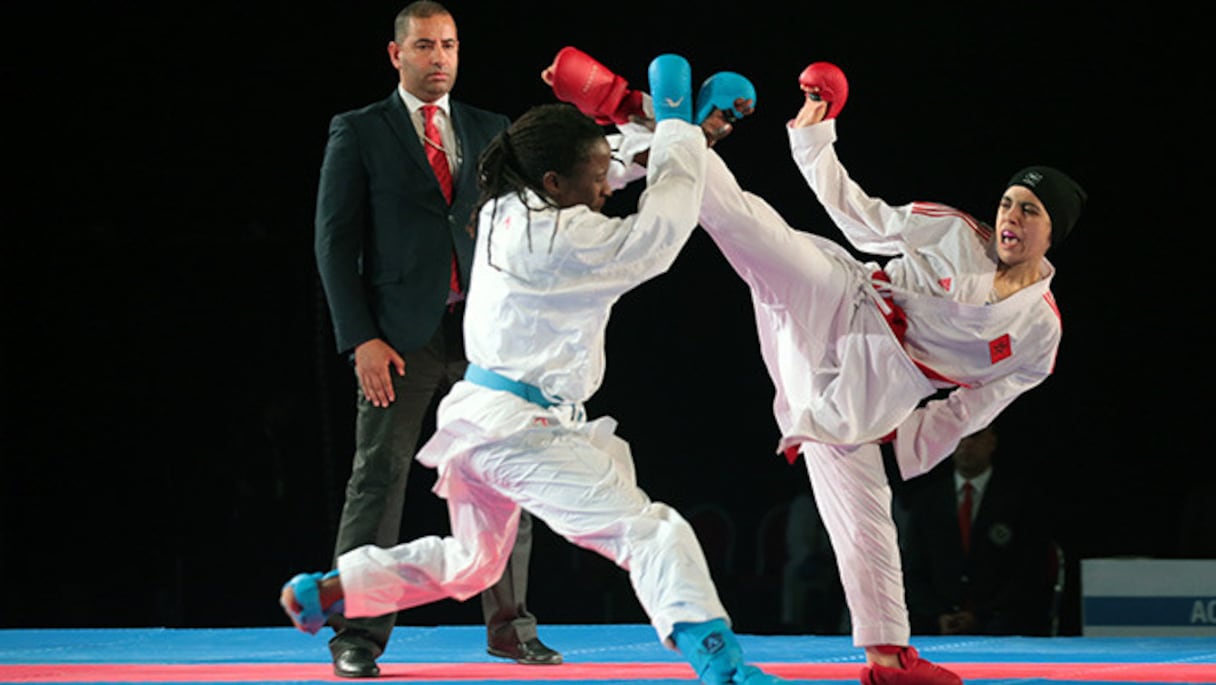 Un tournoi de karaté (photo d'illustration).
