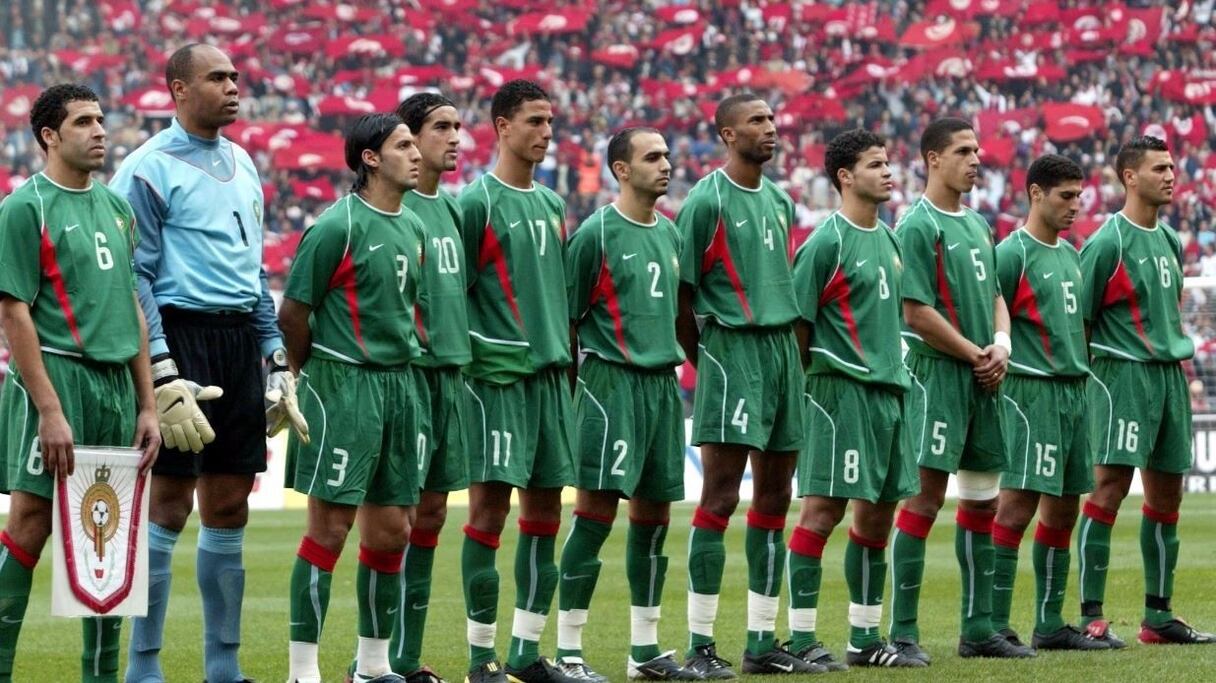Onze de départ des Lions de l'Atlas à la CAN 2004.
