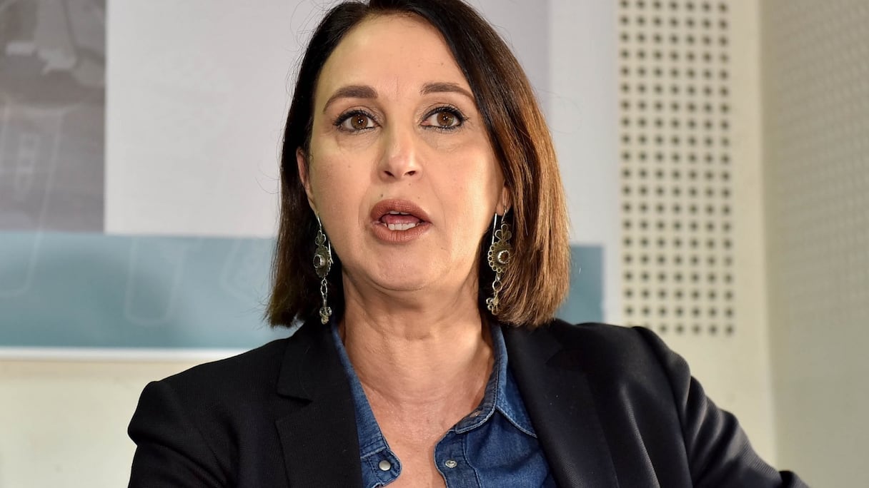 Nabila Mounib, secrétaire générale du Parti socialiste unifié (PSU).
