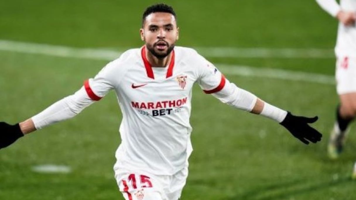 Youssef En-Nesyri, international marocain du du FC Séville.
