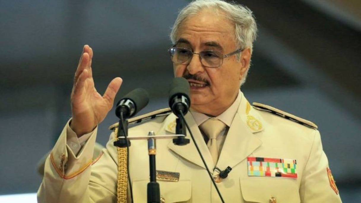 Le maréchal Khalifa Haftar. 
