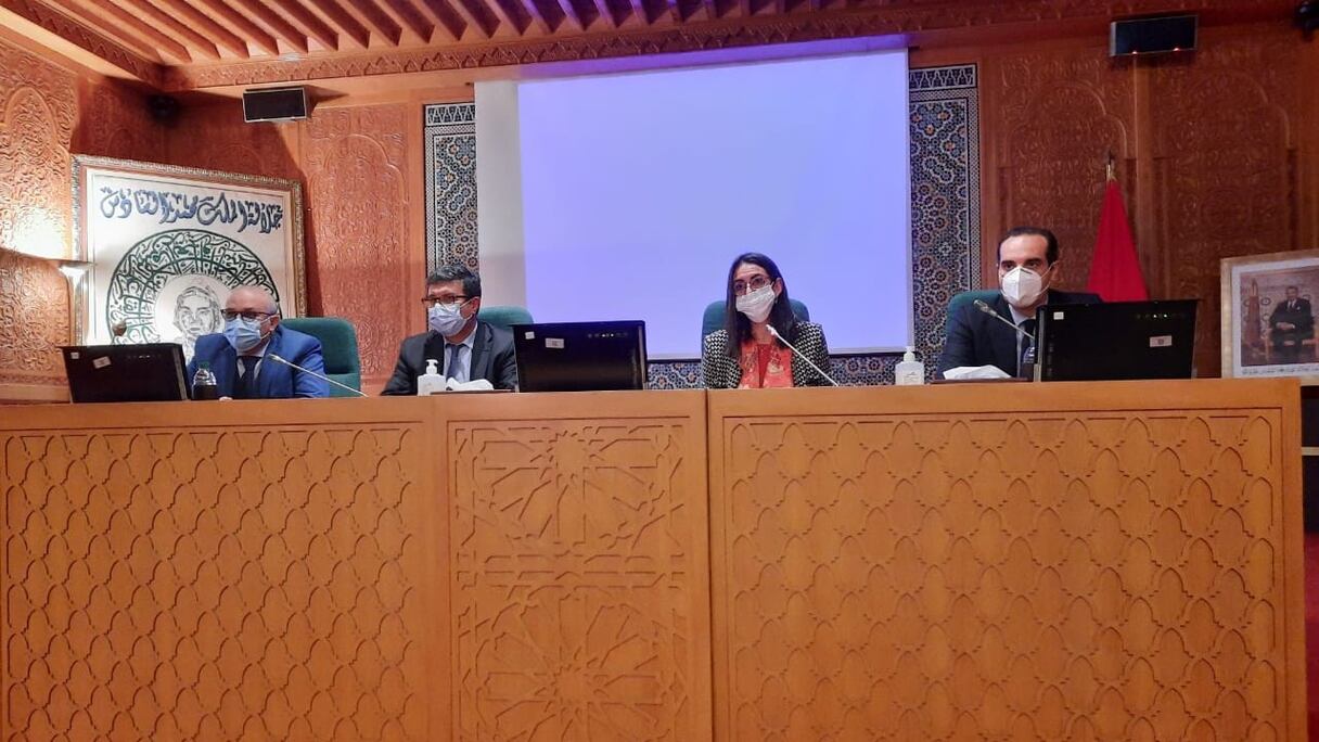 Lors de l'installation du nouveau DG de la Maison de l'artisan, Tarik Sadik, mardi 1er décembre 2020 à Rabat