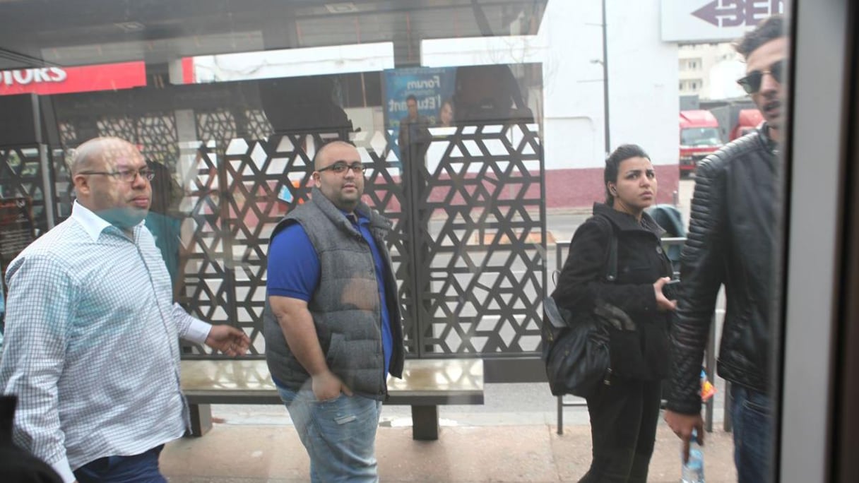 Don Bigg à la station Abdelmoumen, ce matin.
