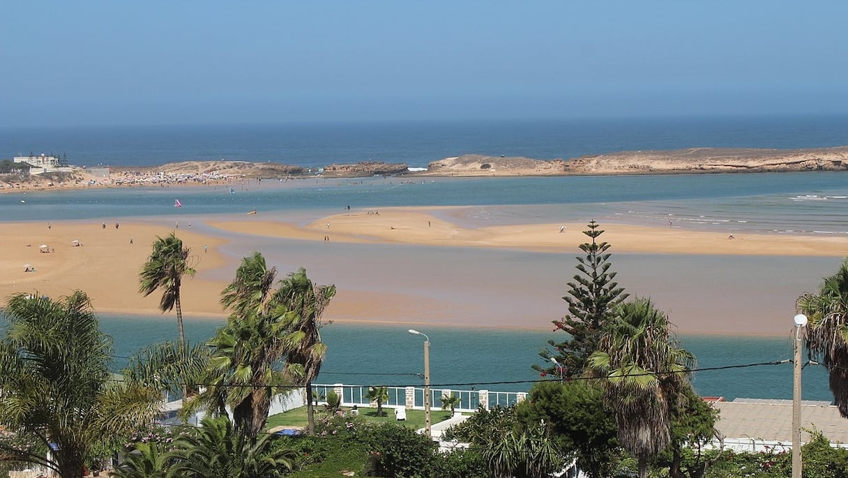 Lagune de Oualidia, dans la région de Casablanca-Settat. 
