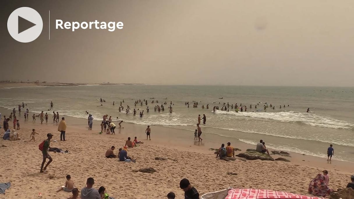 La plage d’Oum Labouir, à Dakhla.
