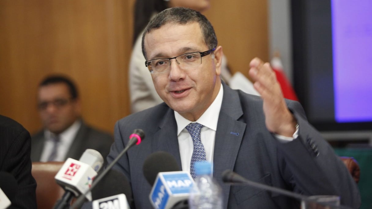 Mohamed Boussaid, ministre de l'Economie et des Finances
