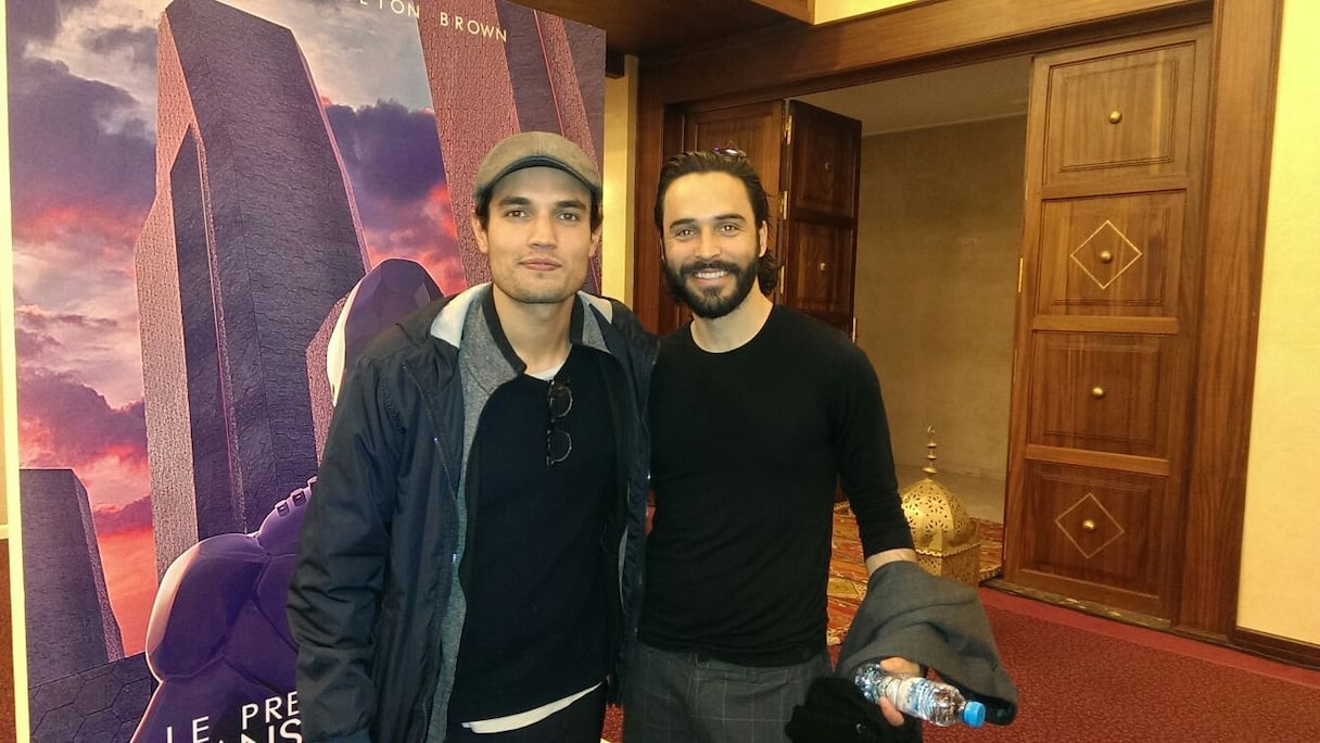 Ayoub Qanir (à gauche) et Assaad Bouab qui campe le rôle principal dans le film
