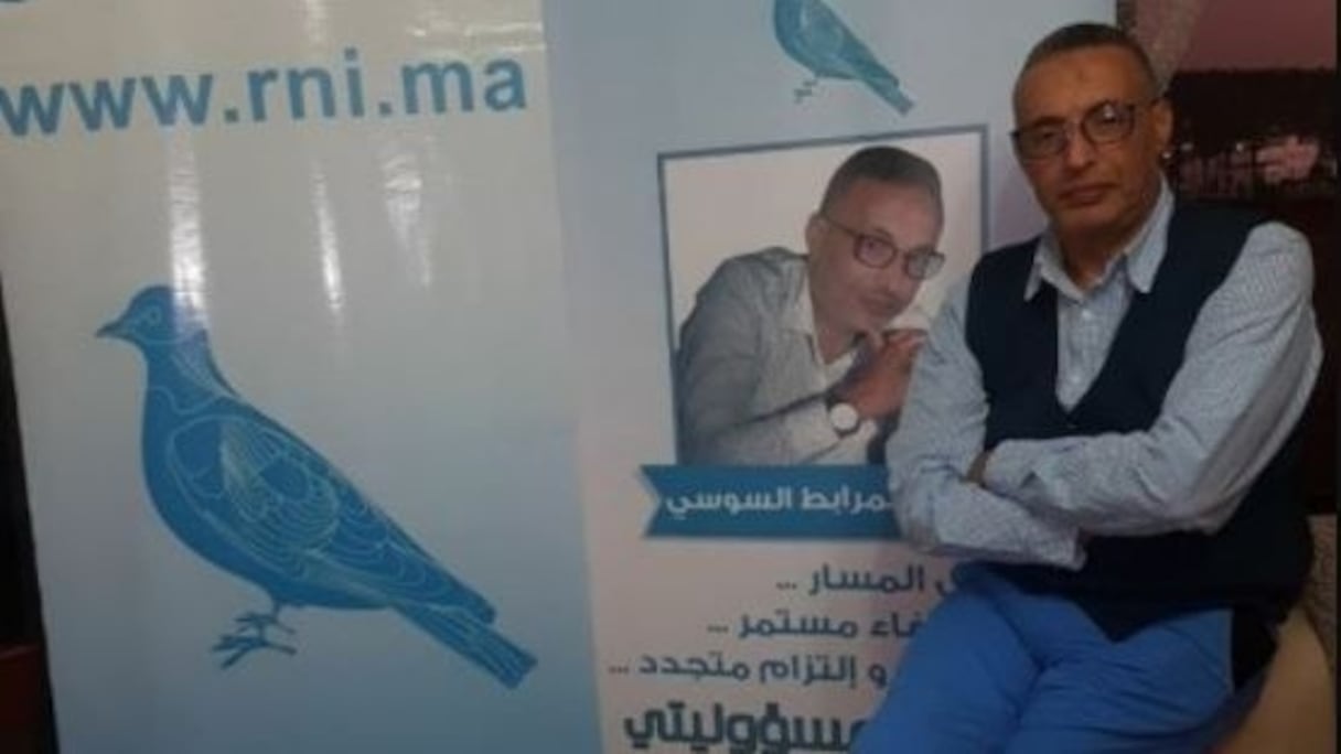 Ahmed El Mrabet Soussi, la candidat du RNI vainqueur aux législatives partielles dans la circonscription électorale locale de M'diq-Fnideq.
