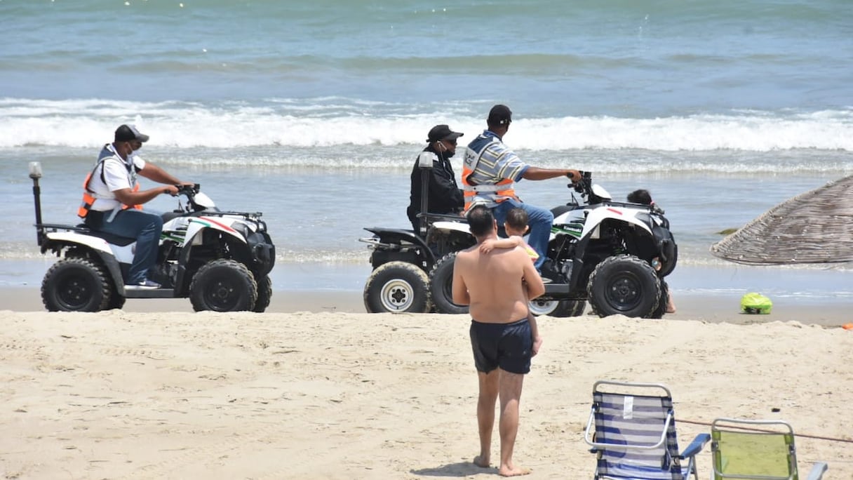 Les mesures de prévention sur les plages de la région Tanger-Tétouan-Al Hoceïma.
