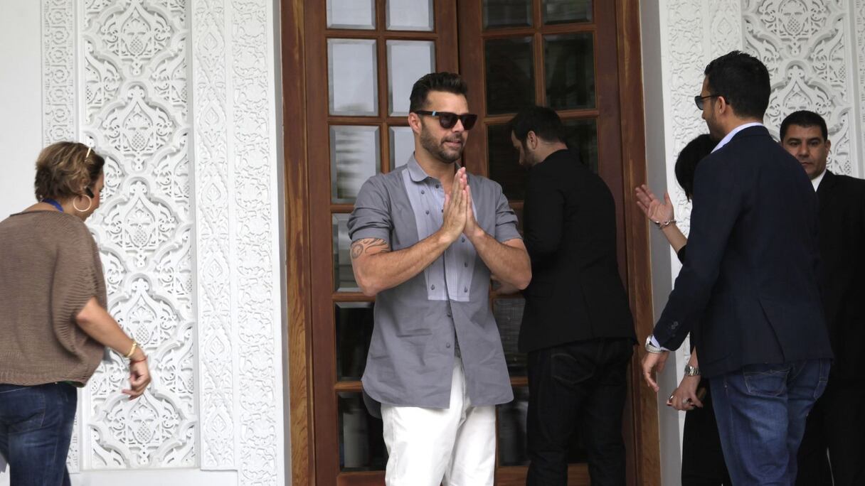 Le chanteur s'est dit "heureux de chanter pour un public aussi chaleureux que le public marocain". 
