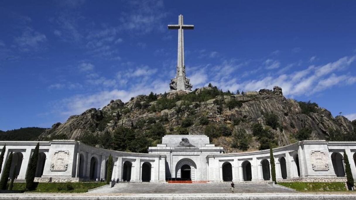 Le mausolée de Francisco Franco, près de Madrid. 

