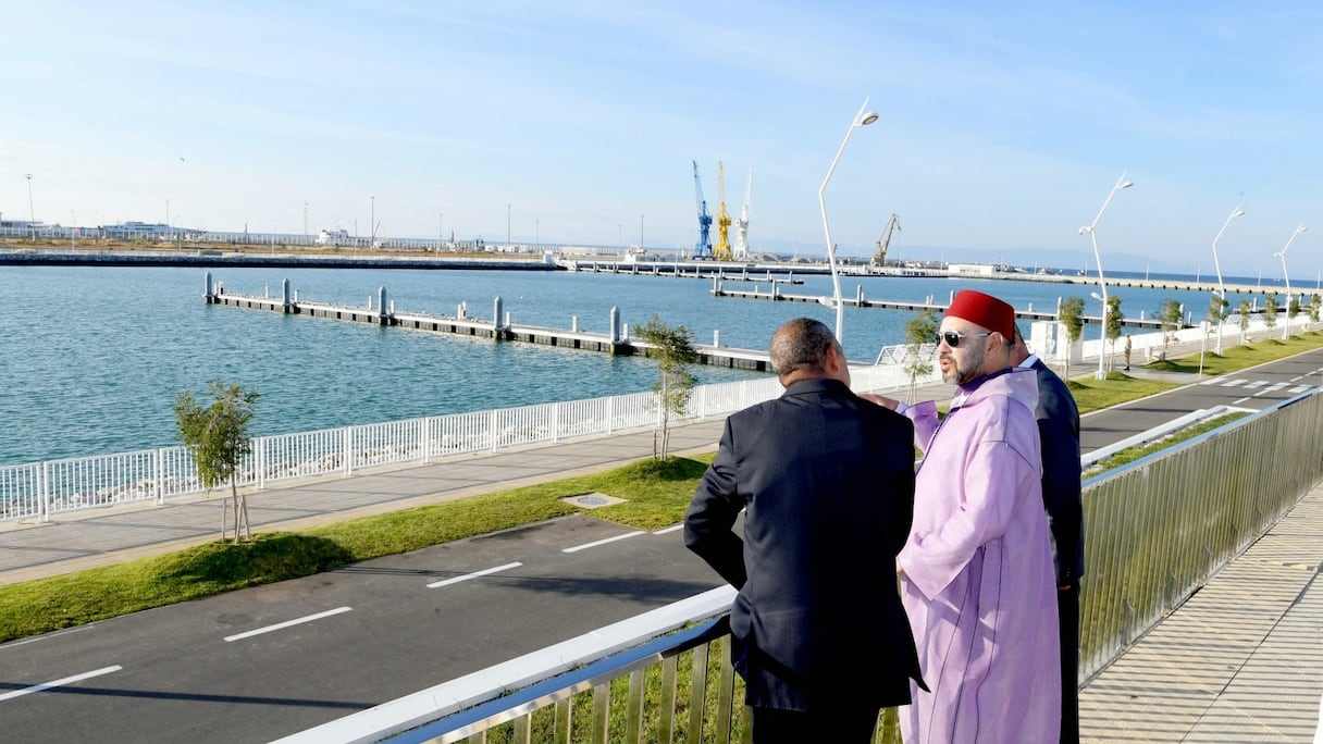 Le roi Mohammed VI. 
