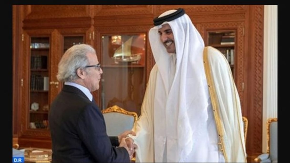 Abdellatif Jouahri reçu par l'émir du Qatar, Cheikh Tamim bin Hamad Al-Thani, lundi 18 novembre
