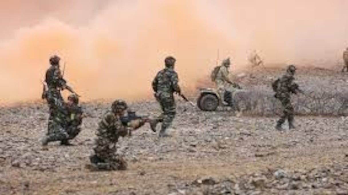 Les soldats des missions spéciales. Ici, lors d'un précédent exercice conjoint avec un commando de l'armée de terre américaine. 
