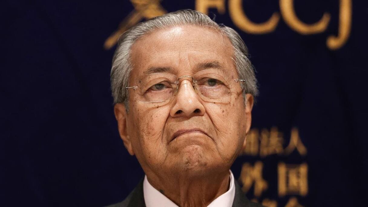 L'ex-Premier ministre malaisien, Mahathir Mohamad