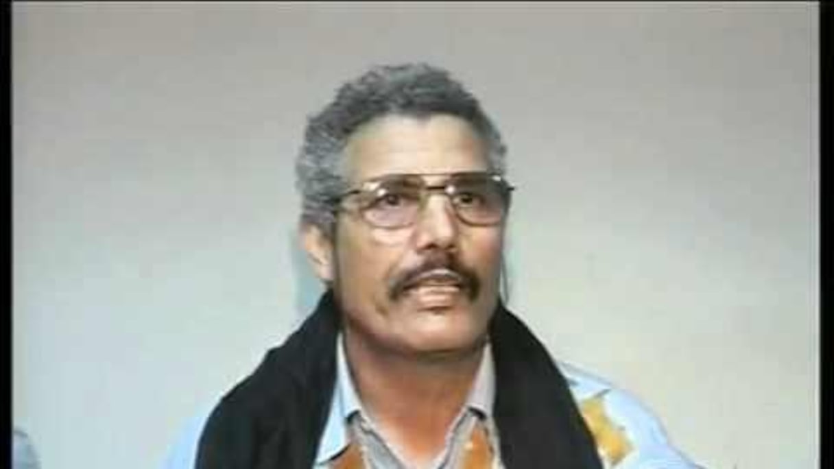 Mahjoub Salek, coordinateur général du mouvement dissident du Polisario "Khat Chahid" (Voie du martyr). 
