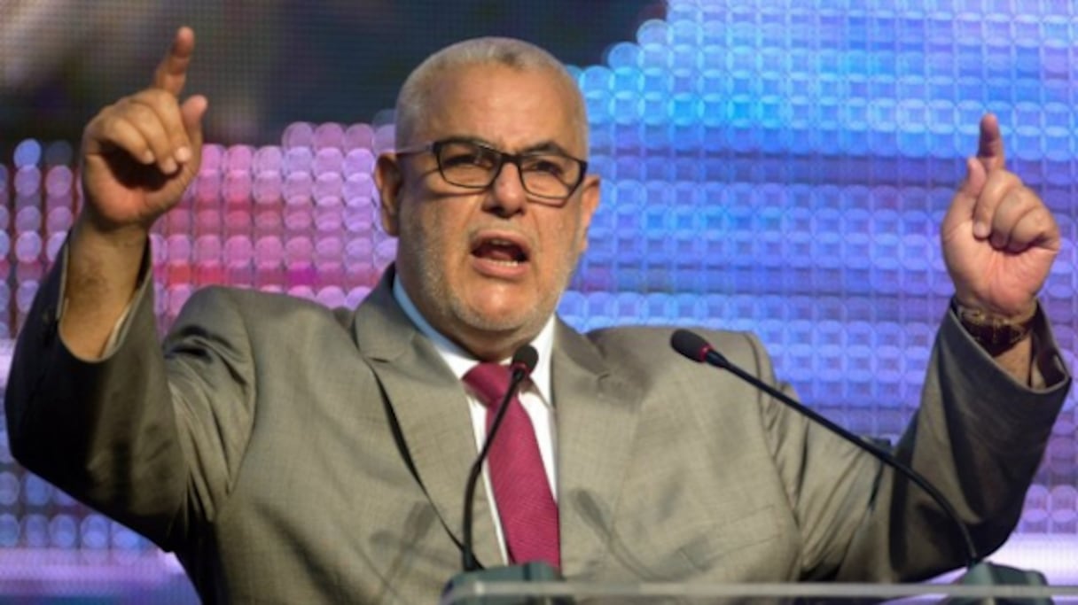 Abdelilah Benkirane, secrétaire général du Parti de la justice et du développement (PJD, opposition). 
