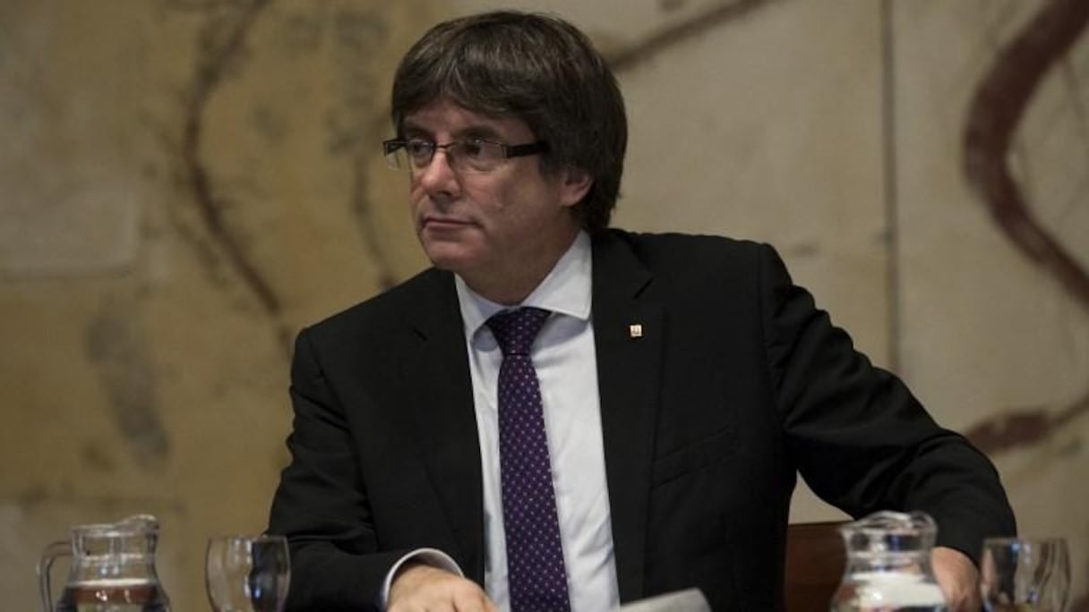 Carles Puigdemont, le président indépendantiste catalan. 
