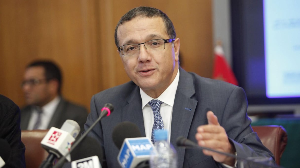 Mohamed Boussaid, ministre de l'Economie et des Finances.
