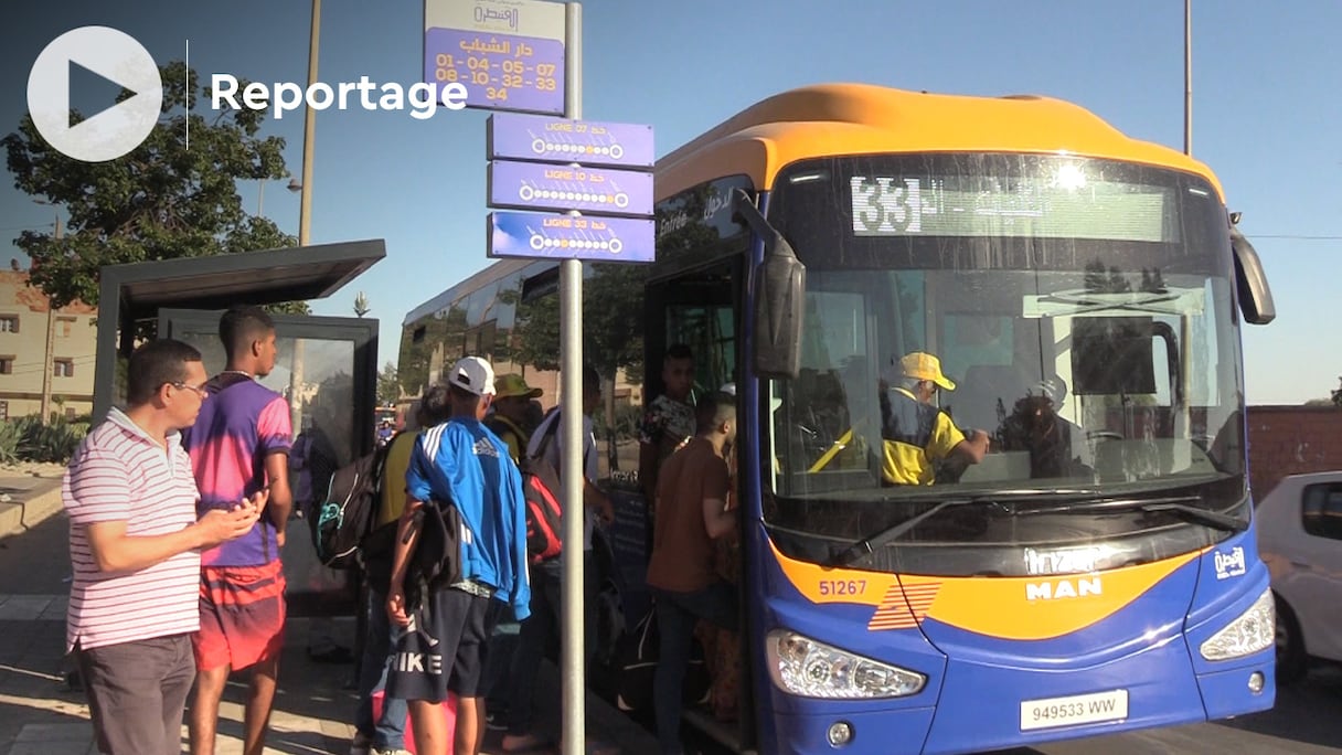 L’un des nouveaux bus de Kénitra, opérationnels depuis six mois, et affrétés par la société délégataire Foughal, sous contrat avec la commune urbaine de cette cité.
