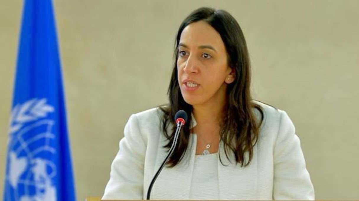 Mbarka Bouaida, ministre déléguée aux Affaires étrangères.
