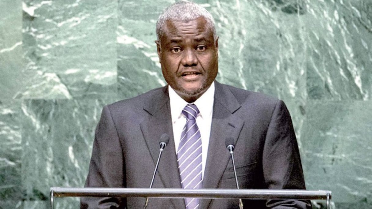 Moussa Faki Mahamat, président de la Commission de l’Union africaine (UA).
