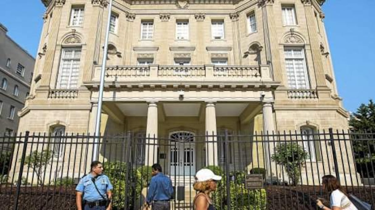 La section d'intérêts de Cuba, à Washington, devenue aujourd'hui ambassade de Cuba aux Etats-Unis.
