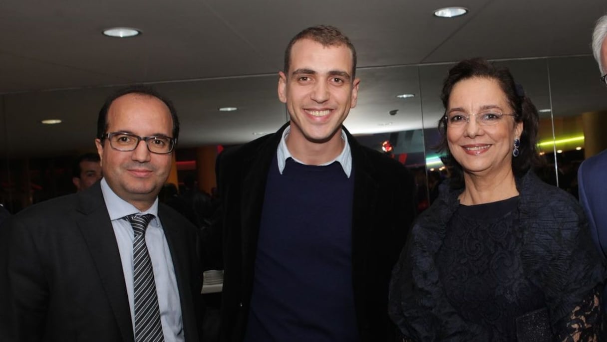 Rachid Fadouach, DG adjoint de la SMEIA, Momo de Hit radio et Saida Karim Lamrani
