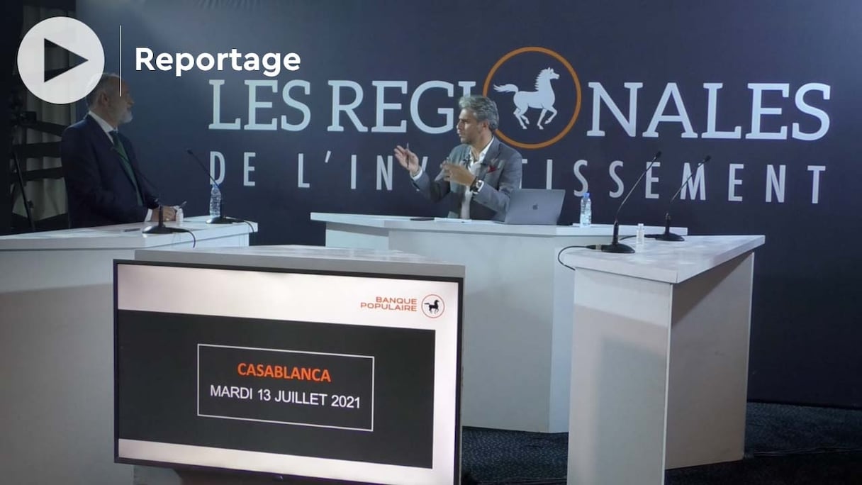 Dernière étape du roadshow les «Régionales de l’investissement», à Casablanca, le 13 juillet 2021. 
