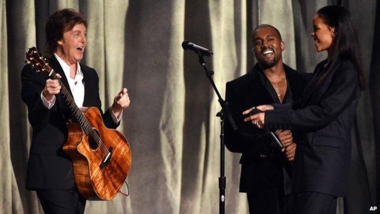 Un grand moment avec Paul Mc Cartney, Kanye West et Rihanna.
