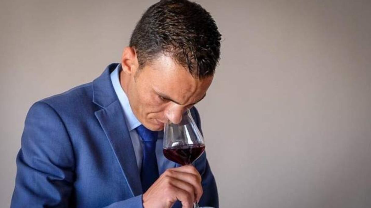 Abdelghafour Sadik, vainqueur de la précédente édition du concours du Meilleur Sommelier du Maroc.
