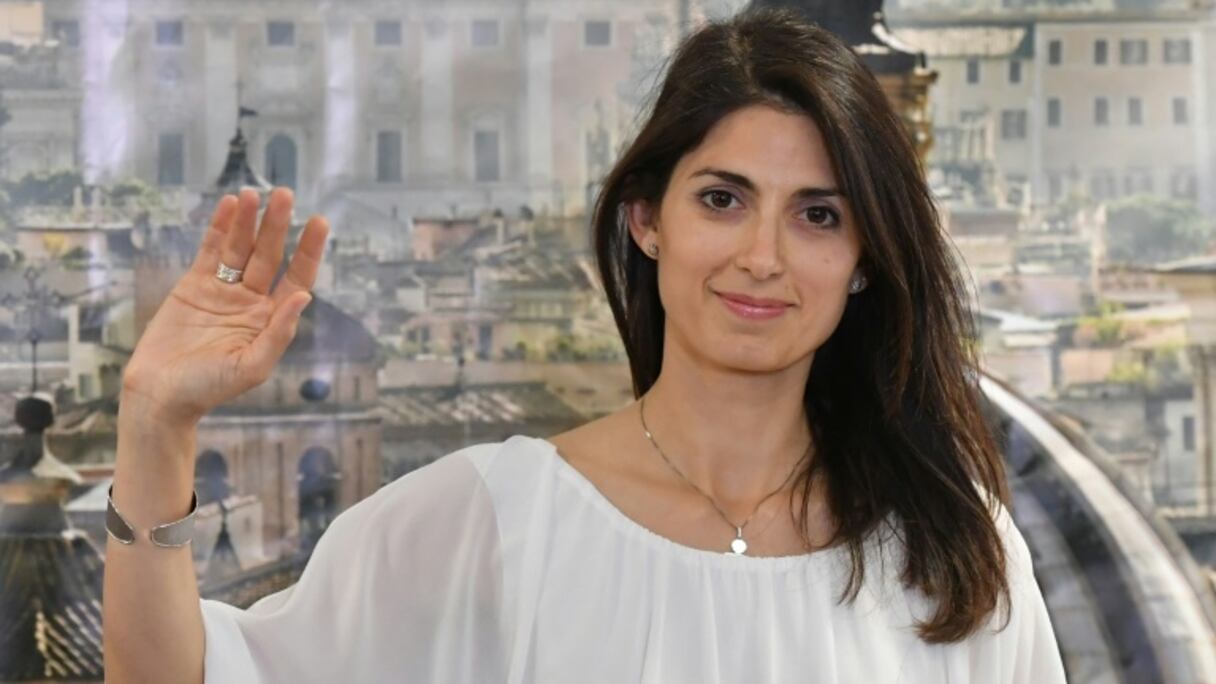 La nouvelle maire de Rome, Virginia Raggi, membre du Mouvement 5 Etoiles.
