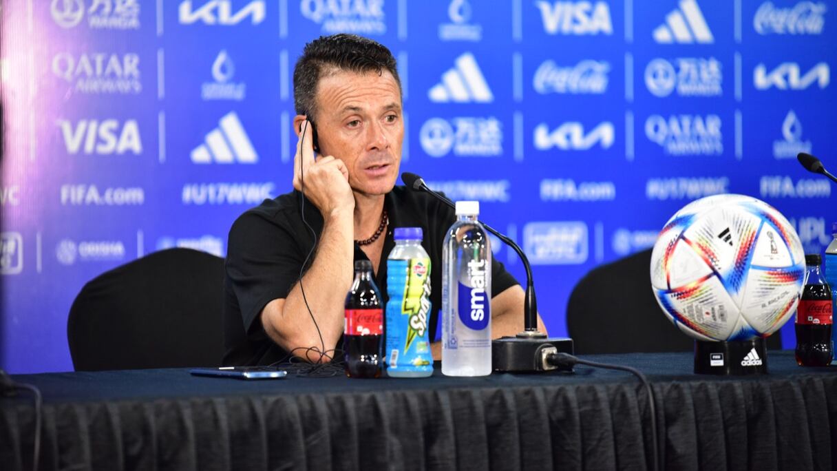 Anthony Rimasson, entraîneur de la sélection féminine U17.
