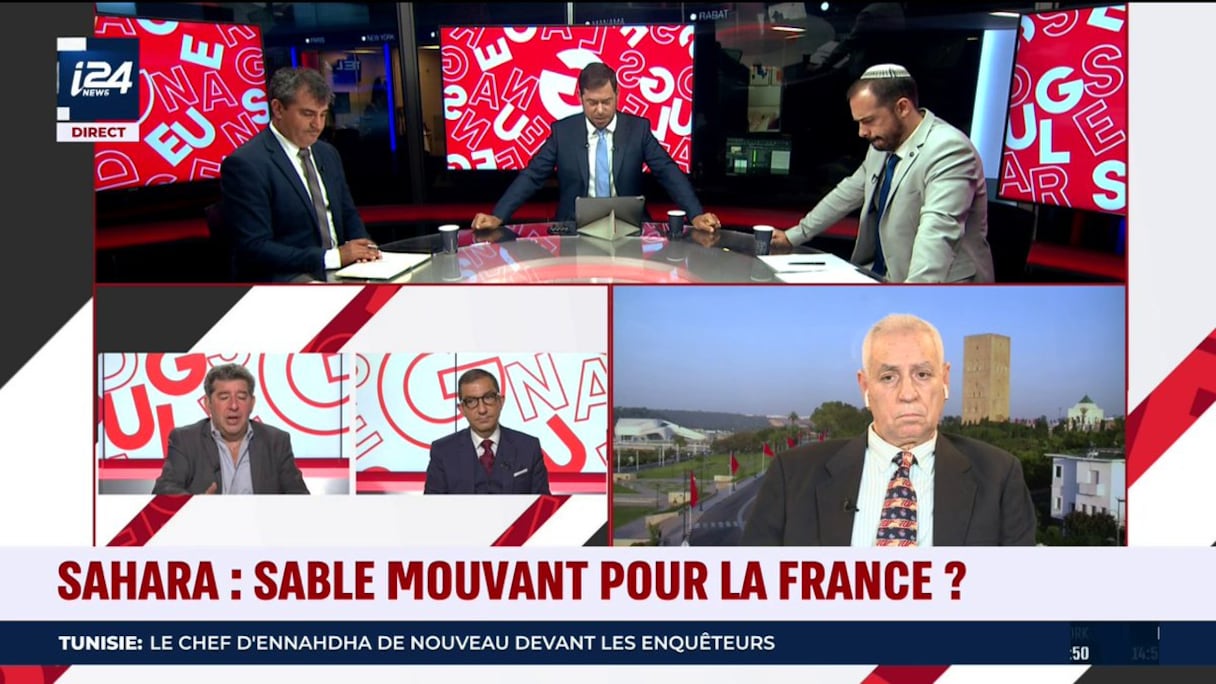 L'émission «Les Grandes Gueules Moyen-Orient», le 20 septembre 2022, sur la chaîne télévisée i24.
